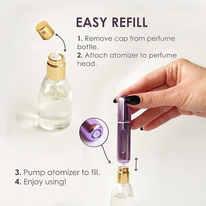 mini refillable perfume bottles